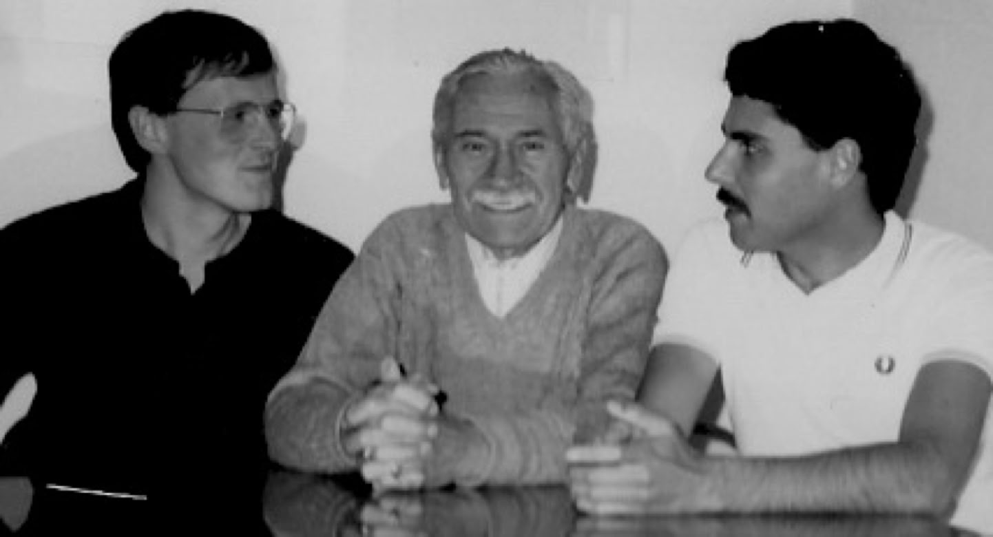 Colóquio em Colonia pelos 80 anos de F. Curt Lange em 1983. H.Hülskath e A.A.Bispo