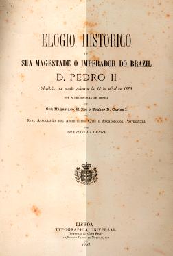 Elogio Historico de Alfredo da Cunha